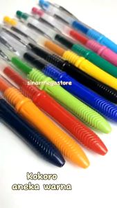 Zebra Kokoro Gel Pen Color 0.5mm / Pulpen Gel Warna 0.5 Lucu Murah Berkualitas