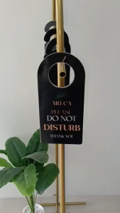 Customized Hotel Door Hanger (3mm)