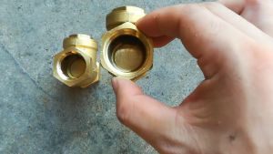 1/2" 3/4" 1" BSP Female Thread Brass Horizontal Check Valve One-Way Non-return Swing Check Valve Prevent Water Backflow