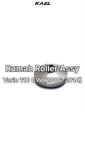 Rumah Roller Assy Vario 110 Old CW Lama Roler Slider Penutup Tutup Lengkap Komplit Set Dengan Bosh
