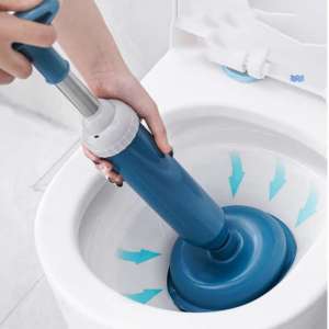 Silicone Toilet Pipe Plunger Vacuum Suction Cups High Pressure Pump Anti Blocking Unblocking Pipeline Drain Household Reusable