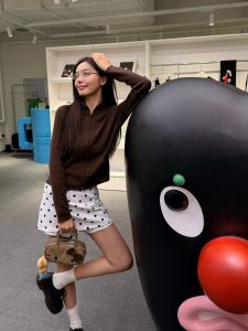 Mini Square Boston Bag Suede Crossbody Handbag Vintage Merlot Brown Kitty Boston Bag for Women Soft Handle Detachable Strap