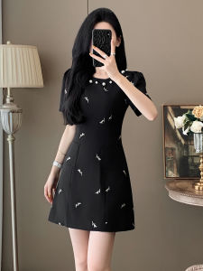 SUYE | Elegant Stylish Summer Dress For Petite Figure Short Sleeves Waist-accentuating