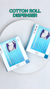 Pinkderby 3rd Hygienic Cotton Roll Dispenser – Clear Lid Design