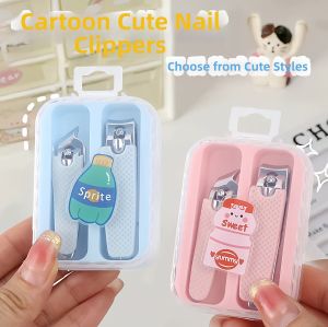 Jiaxun | Cute Cartoon Kids Nail Clippers Portable Box
