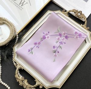 High-End Silk Embroidered Scarf for Women with Qipao Suzhou Embroidery Mulberry Silk Shawl Gift Box Winter Spring Summer Autumn