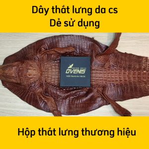 [FREE SHIP] Thắt lưng da cá sấu gù gai rất đẳng cấp!