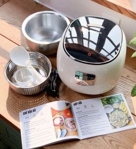💥GIAO HỎA TỐC NỒI CƠM ĐIỆN INOX SNAPBEE CR3000 VÂN LỤC GIÁC ĐA NĂNG DUNG TÍCH 3L BẢO HÀNH CHÍNH HÃNG