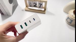 USB C Charger Block 100W Fast GaN Charger 4-Port USB Wall Charger Foldable Plug Laptop Adapter for Pro/Air Dell XPSiPad ProiPhoneGalaxy S24/S23 Note 20/10+