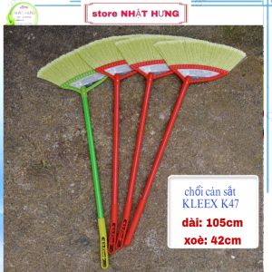 Chổi Cán Sắt Sợi Cước Mềm Mịn Hàng Xuất Khẩu KLEEX K47 Cao Cấp Chổi Quét Nhà Đẹp