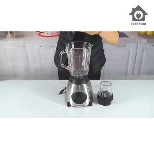 ELEC⚡พร้อมส่ง💯 เครื่องปั่นน้ําผลไม้ 850W 1.5 ลิตร ใบมีดสแตนเลส เครื่องปั่น เครื่องปั่นสมูทตี้ เครื่องปั่นน้ําผลไม้ไฟฟ้า เครื่องปั่นผลไม้