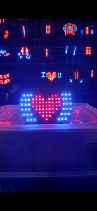 lampu setoplam Running scoopy keyless motif love dengan 8 mode kedipan otomatis free lem bakar