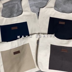 Pamole Tas Tote Bag Kanvas Tas Belanja - Naya Series