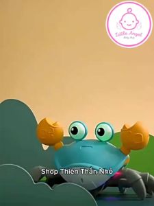 Đồ Chơi Cho Bé Con Cua Cảm Biến Biết Tự Động Chạy Trốn Có Đèn Và Nhạc Vui Nhộn