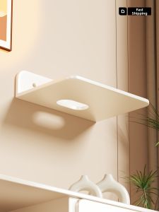 Wall-Mounted No-Drilling Camera Shelf for Router and Box
