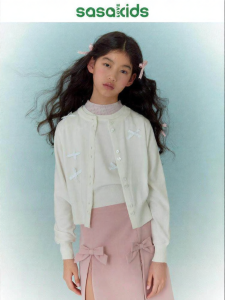 LOVESASAKIDS | Soft Anti-Pilling Ice Silk Butterfly Bow Batwing Sleeve Sweater for Girls
