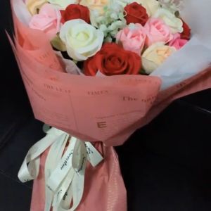 Better Home - [5 LEMBAR] Flower Wrapping Paper Vintage Magazine Waterproof Kertas Buket Koran EMYAK