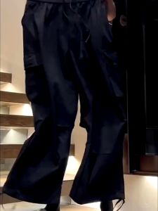 cargo pants korean style celana panjang pria harem hip hop casual  Celana panjang cowok keren  sweatpants hitam celana jogger cargo pria import celana remaja celana loose pants fashion celana lurus highwaist