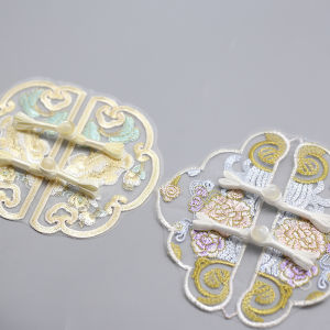 Miếng Vá Thêu Hình Tròn Phong Cách Trung Hoa Mới Miếng Dán Trang Trí Quần Áo Họa Tiết Dân Tộc Miếng Vá Thêu Trang Trí