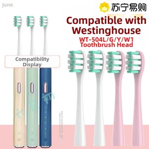 Early June Compatible Westinghouse Electric Toothbrush Head WT-504L/Y/G/W1 Universal Replacement Toothbrush Head Deep Cleaning Adult Normal Specification