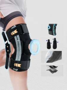 Sports Spring Steel Plate Knee Support for Meniscus Ligament Patella Injury Joint Effusion Synovitis