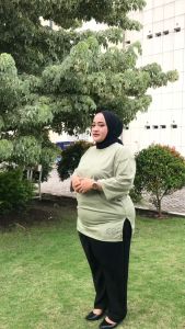 Kaos Polos Wanita Jumbo Bigsize XXXL LD 120cm Baby Terry Murah