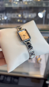 CASIO นาฬิกาผู้หญิง รุ่น LTP-V009D-4E วัสดุเตนเลสสตีล สีชมพู คาสิโอ