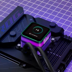 X-GAMERX Frozen Warrior S360 Real-Time CPU Temperature Display Customize Animated 2.73" LCD Liquid CPU Cooler Fan