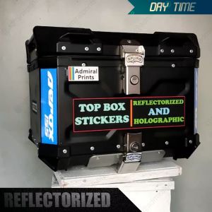 Alloy Top Box Sticker Waterproof Aerox 155 (REFLECTORIZED)