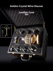 Crystal Glass Wine Decanter and Glass Set High-end Tumbler Gift