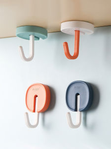 Plazotta Strong Adhesive Kitchen Wall Hooks Home Use No Drilling Required Suction Hooks Powerful Glue Plastic Hooks for Hanging