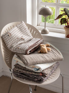 Cartoon Style Double Layer Pure Cotton Digital Printing Bedding Cover Single Piece Student Dormitory Quilt Cover 200*230cm