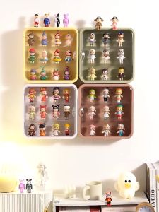 Rak Display Mainan Gantung Tampilan Organizer Transparan Action Figure Showcase Organizer Rak Pajangan Figure Rak Acrylic Display Box