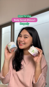 Perawatan Kulit Tubuh Skin Lightening Body Scrub Shinzui Herba Matsu Oil Japan 200 Gr Varian Kirei Matsu Hana Sakura