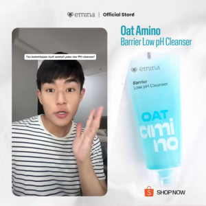 Emina Low Ph Cleanser Series 70 ml - Pembersih Wajah untuk kulit Kering dan Sensitif Oat Amino Madecica PHA