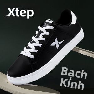 XTEP | Giày Da Nam Chống Thấm Nước Phong Cách Thời Trang