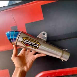 SLINCER KNALPOT RACING DPJ CORONG BLUE SEPEK HELIKOPTER NGEKER BUAT SEMUA MOTOR BISA