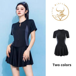 HALO Bra ส่งไวจากไทยชุดว่ายน้ำผู้หญิง ชุดว่ายน้ำกีฬา แขนยาว ผ้าคุณภาพสูงแห้งเร็ว