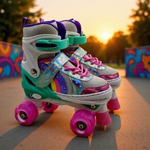 BONINGYU | Student Beginner Roller Skates 4-Wheel