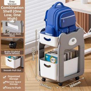 Moveable Book Storage Rack