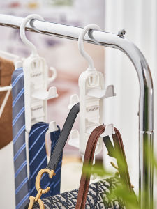 Japanese Style Multi-Use Wardrobe Bag Hanger Storage Rack for Women Handbag Organizer Cabinet Internal Bag Arrangement Rack