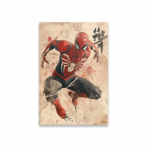 Bandai | I-Iron M-Man S-Spider M-Man Oil Painting By Numbers Home Decor Modern Wall Decor for Living Room Bedroom Perfect Gift No Frame