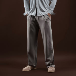 กางเกงกีฬาขาตรงสำหรับผู้ชาย Monster Guardians N Series ฤดูใบไม้ผลิและฤดูร้อน กางเกงขายาวระบายอากาศได้ดี ดูดซับเหงื่อ แห้งเร็ว กางเกงขายาวสำหรับออกกำลังกาย