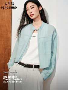 PEACEBIRD | Breathable Short Jacket  Shirt Style