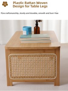 JOY | Foldable Japanese Rattan Square Windowsill Table