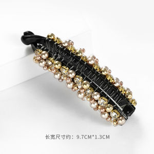 Acrylic Banana Hair Clip Small Size Anti-Slip Elegant Quality Hair Accessories for Thin Hair Ponytail Holder Back of Head
