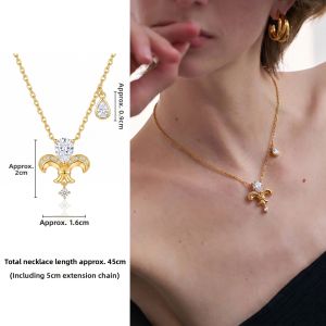 CAFFTI | Iris Pendant Crystal Necklace