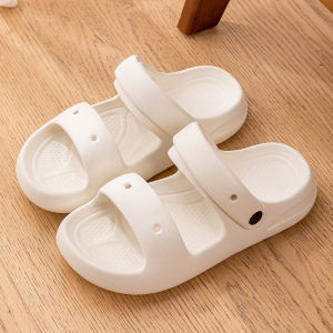TZLDN | 2 Ways Wear Slipper Flip Flop Non-slip Thick Bottom EVA