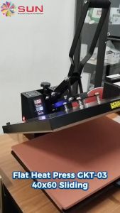 Mesin Press Sablon Kaos Digital Premium GKT-03 40x60 untuk Kaos Bag Puzzle Plat Aluminium Bantal ( DTG DTF Polyflex Sublime Transfer Paper Platisol Rubber )