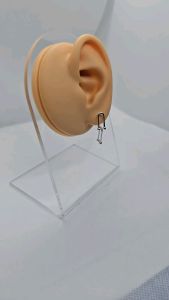 Hardware stud earrings silver 92.5 italy silver (TUNAY NA SILVER)